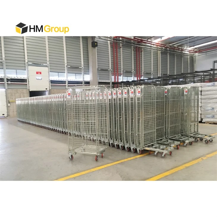 Laundry roll cages