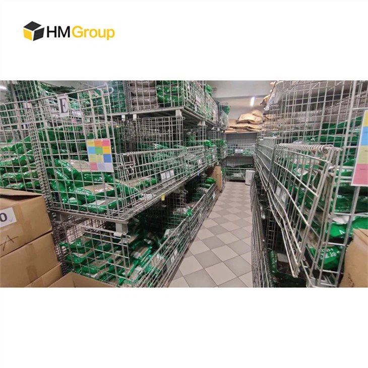 Wire Mesh Stacking Bins