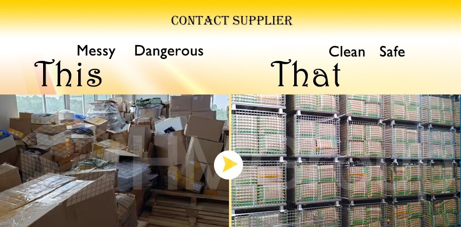 Folding Steel Wire Container Folding Steel Wire Container